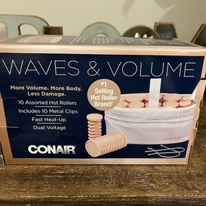 CONAIR— Waves and Volume Hot Rollers, LIKE NEW!!!